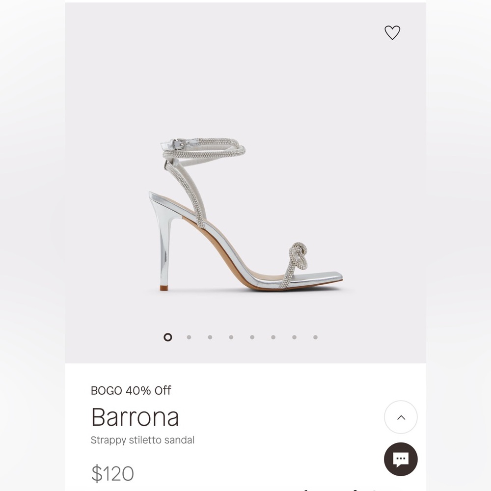 Aldo Barrona Heels size 7 US.